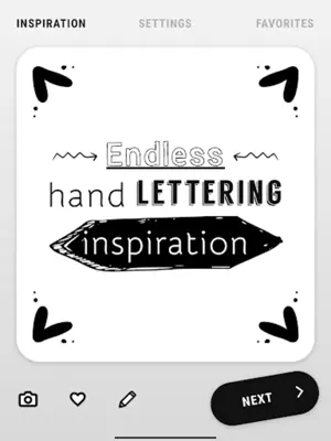 Hand lettering ideas generator android App screenshot 5